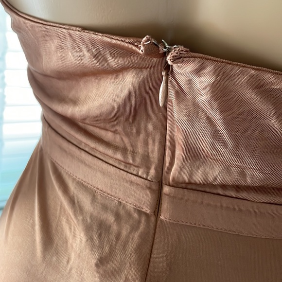 Cross Wrap Tie Halter Maxi Split Front Dress Size US 0 - Picture 8 of 8